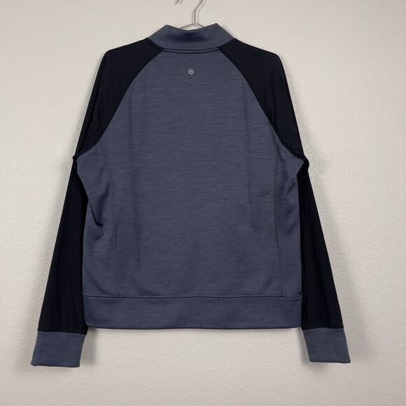 Lululemon Full Zip Revolution Bomber Jacket Gray Size Large Athleisure Sporty - Picture 3 of 11
